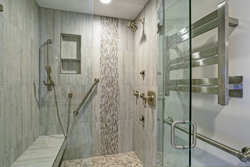 Walk-In Shower with Modern Tiling